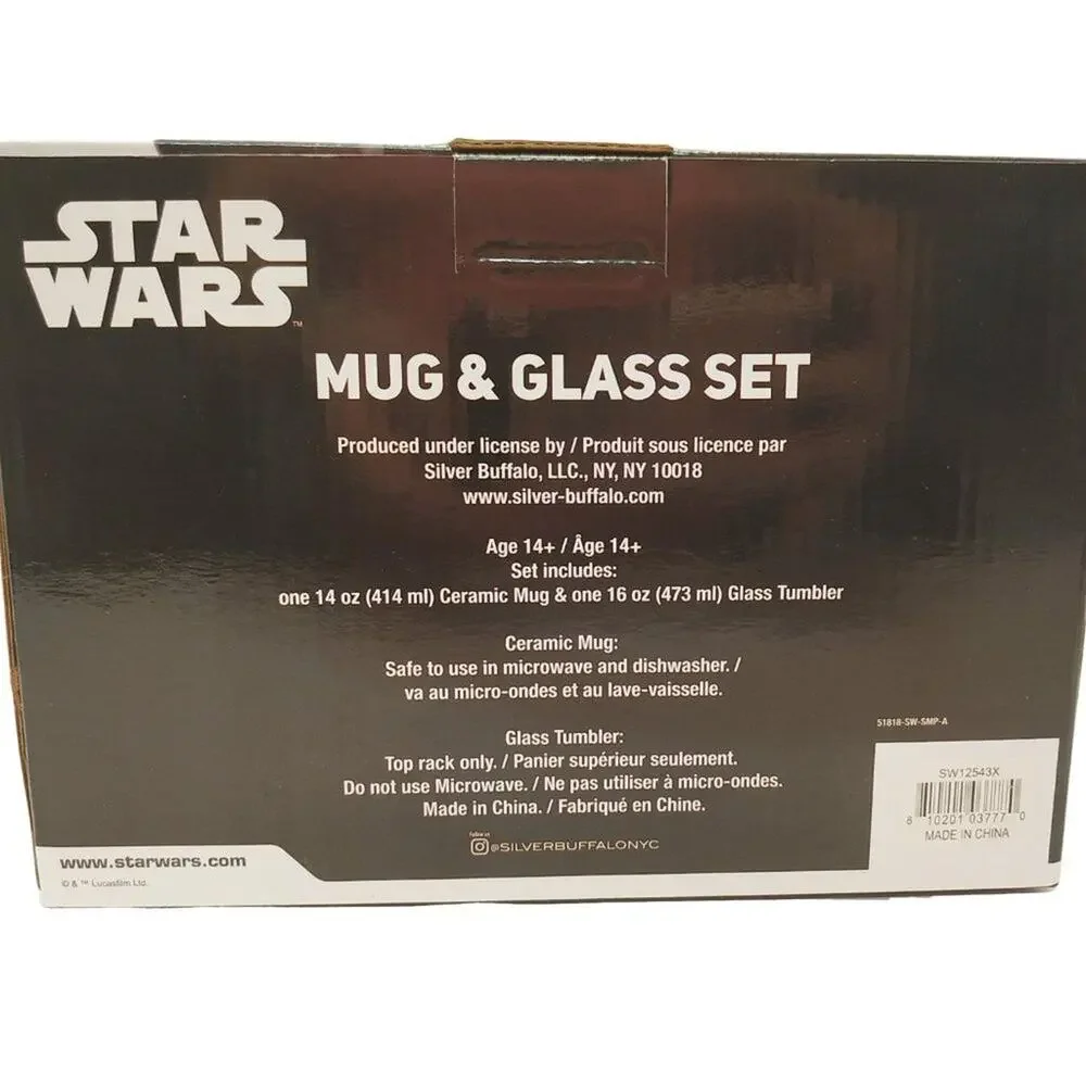 Star Wars Mug & Glass Set